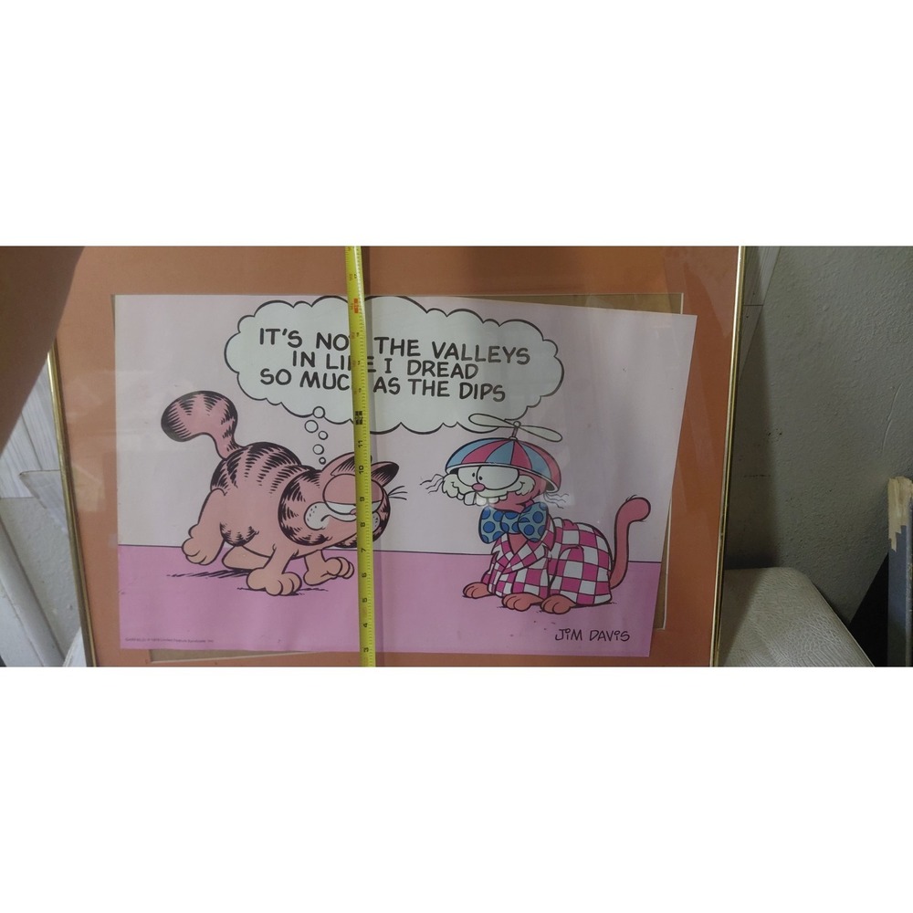 Retro Comic Animation Collectible vintage office 78 Garfield motivational Poster - Picture 12 of 16